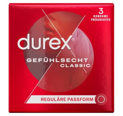 Durex - Prezerwatywy Lateksowe Zbiorniczek 3szt